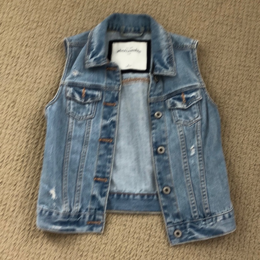Jean jacket vest